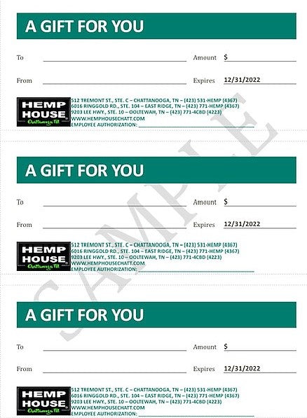 Hemp House Gift Card - Madden Enterprise