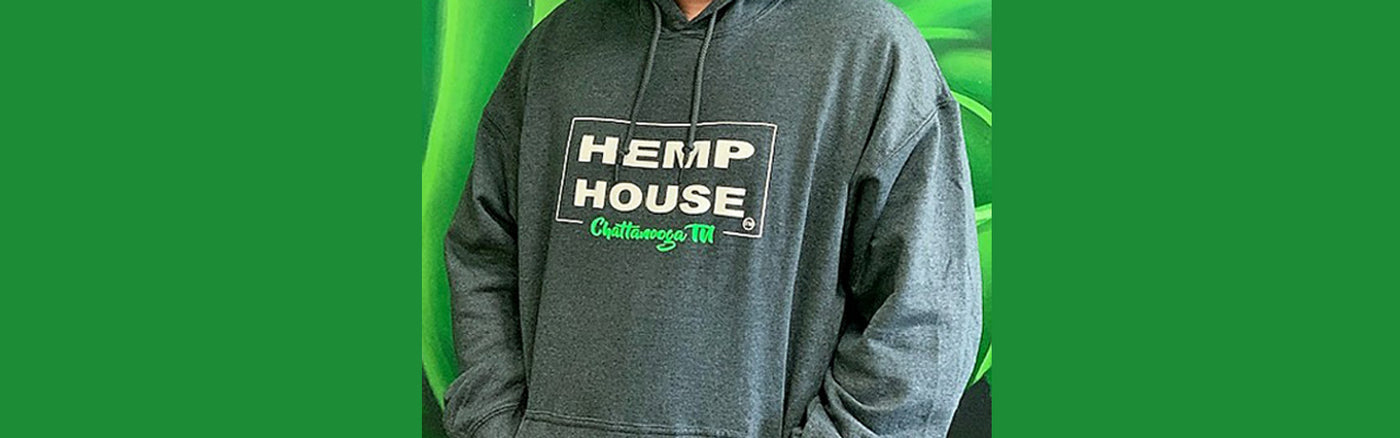 Hemp House hat and hoodie