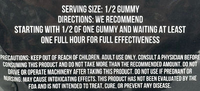 D8 25 mg Gummies - Hemp House