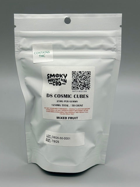 D8 Cosmic Cube Gummies - Smoky Mountain CBD