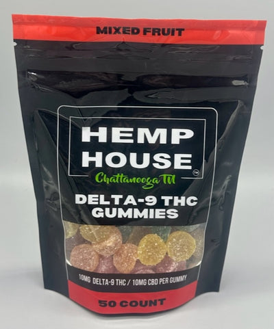 D9/CBD 10 mg Gummies - Hemp House