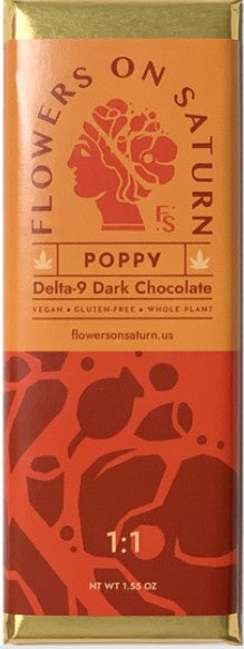 D9/Poppy Dark Chocolate Bar - Select Spectrum