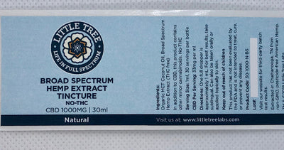 CBD Full Spectrum Tincture - Little Tree Labs