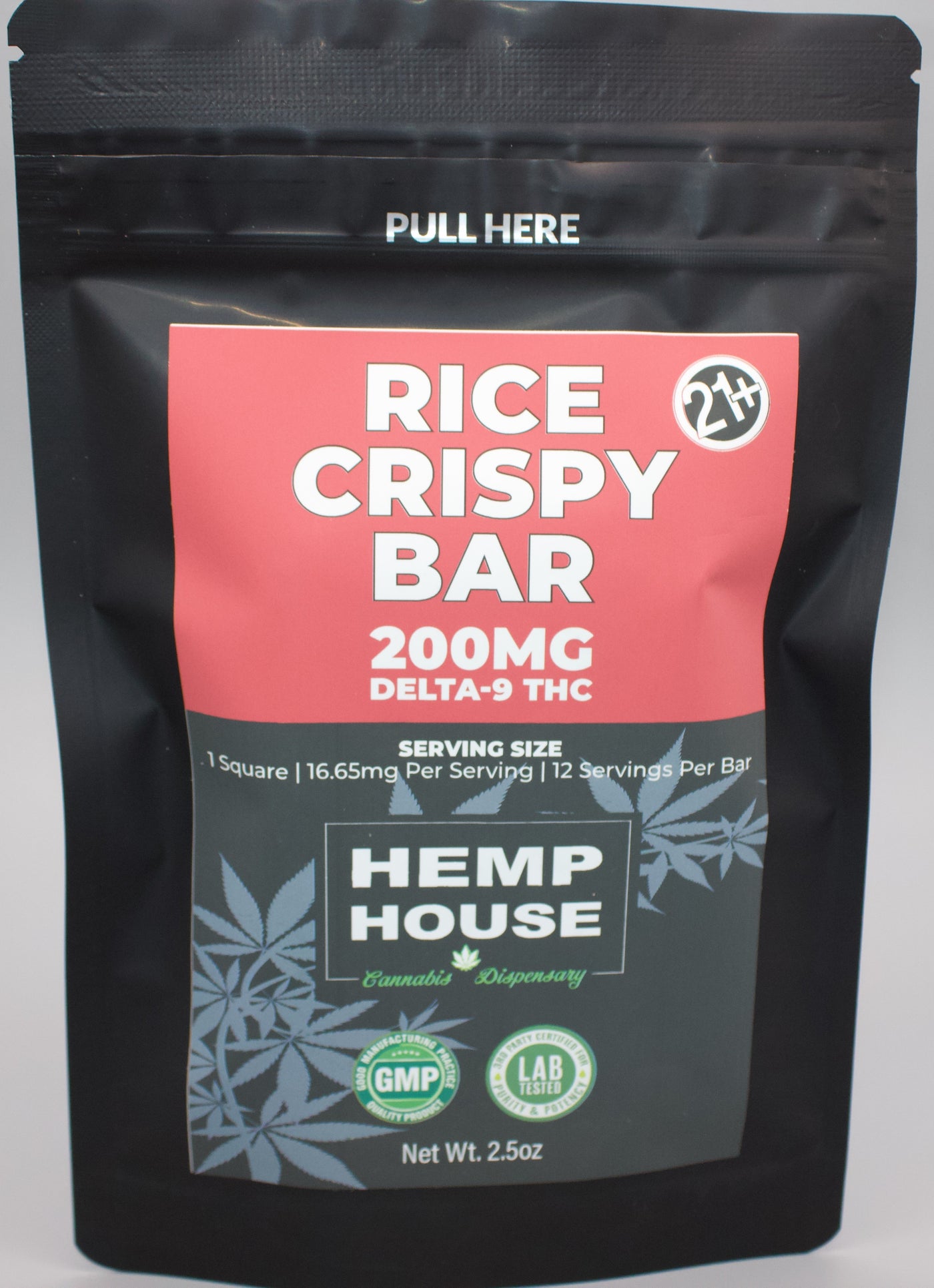 200 mg D9 THC Rice Crispy Bar - Hemp House