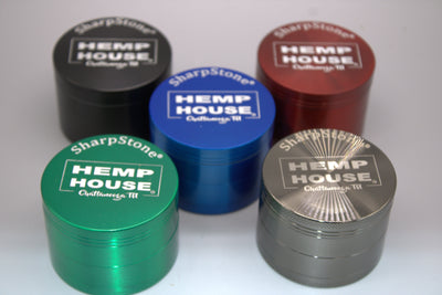 Engraved Hemp House SharpStone Grinder - Hemp House