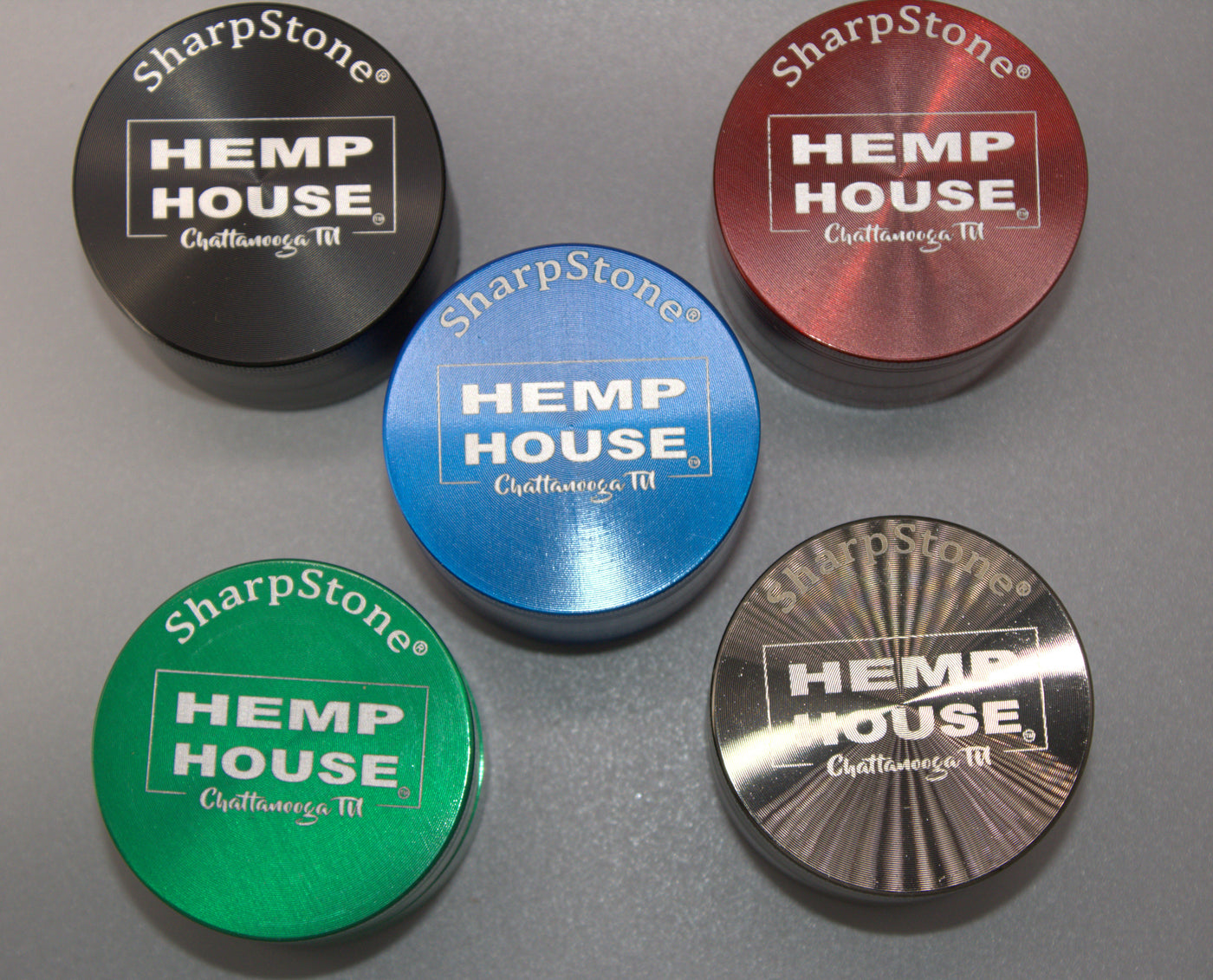 Engraved Hemp House SharpStone Grinder - Hemp House