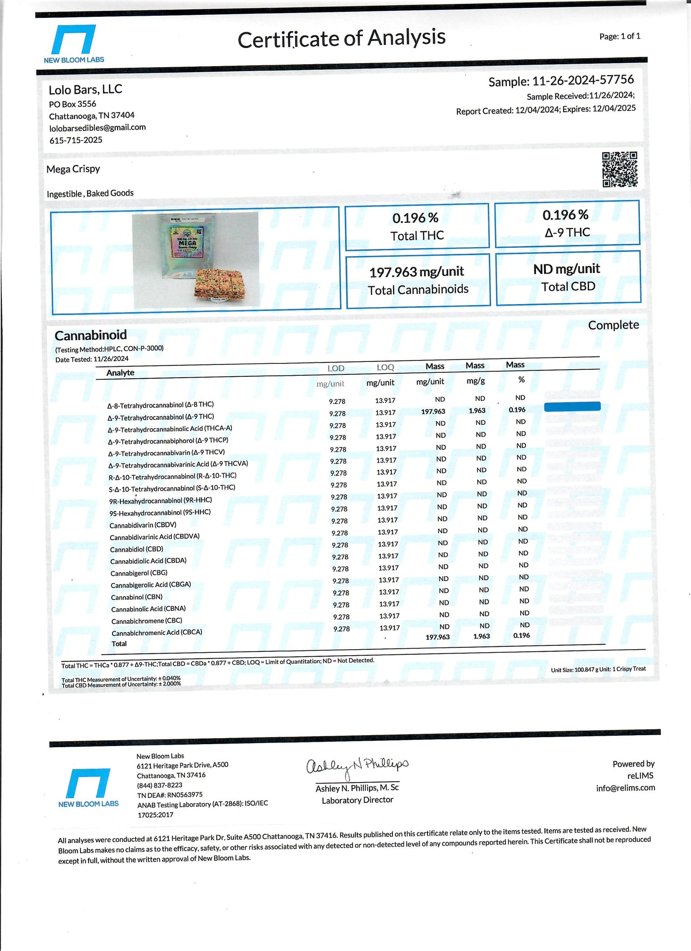 D9 Mega Cosmic Crispy - LoLo Bars