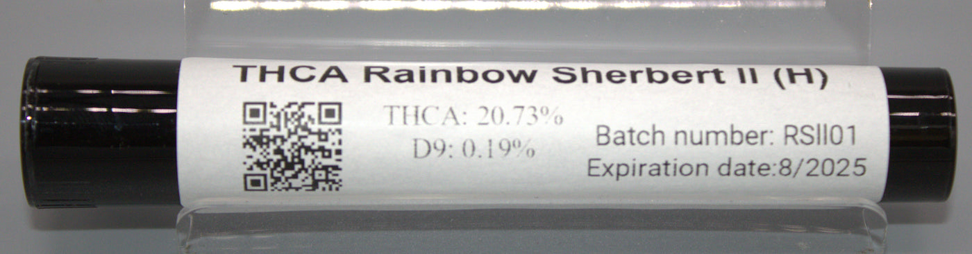 THCA Rainbow Sherbet II (H) Pre-Roll - Hemp House