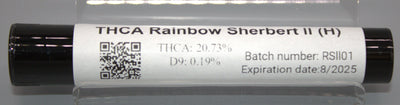 THCA Rainbow Sherbet II (H) Pre-Roll - Hemp House