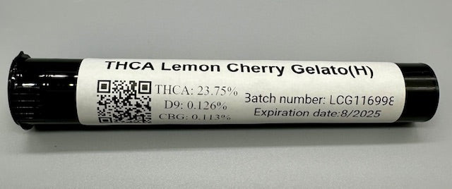 THCA Lemon Cherry Gelato Pre-Roll (H)- Hemp House