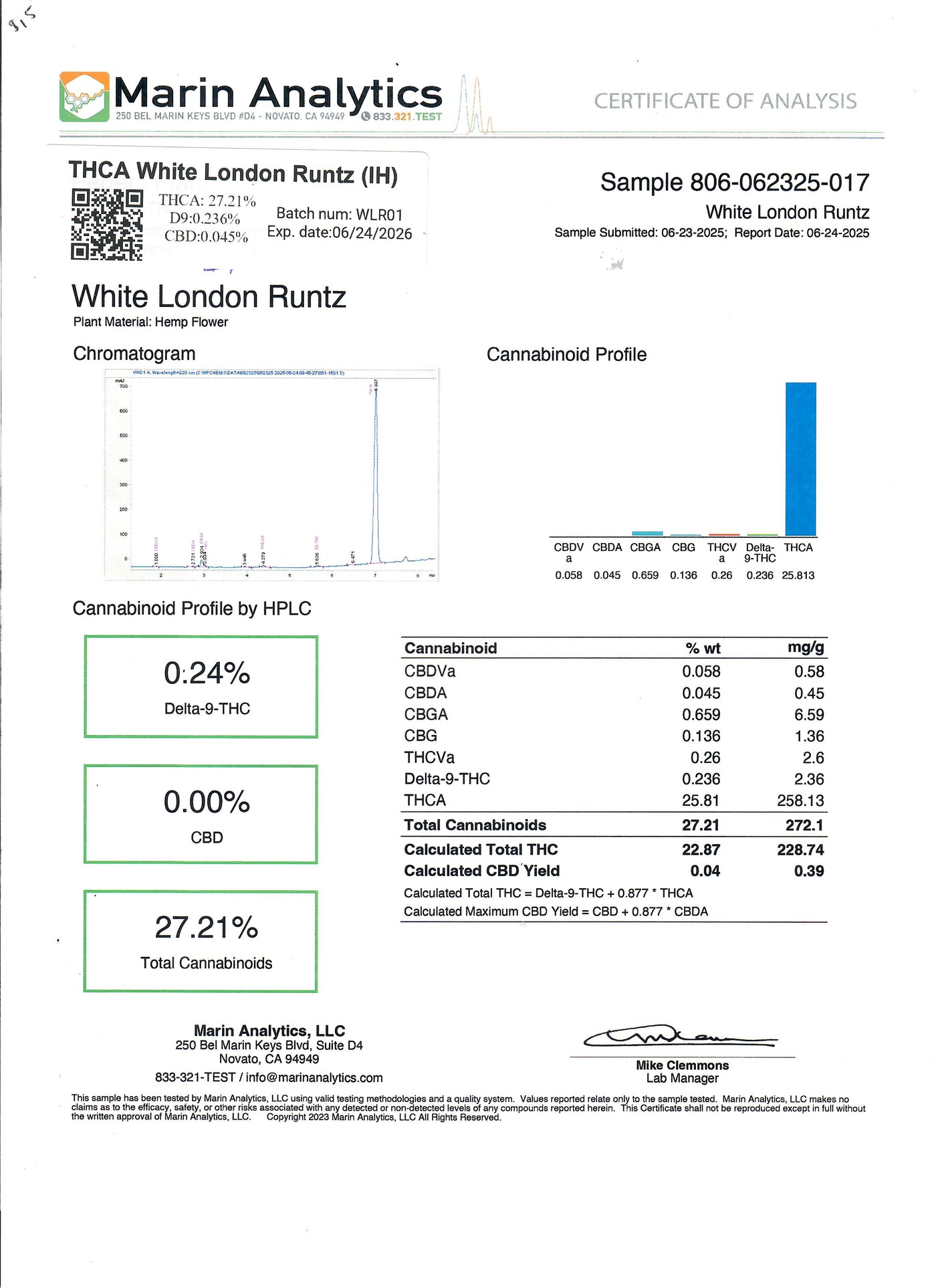 THCA White London Runtz (IH)- Flower - Hemp House