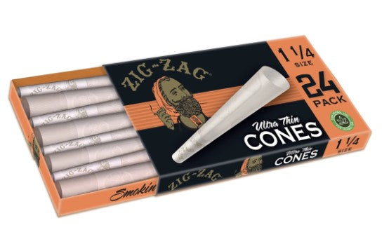 Zig Zag Ultra Thin 1¼ Size Pack (24 Cones)