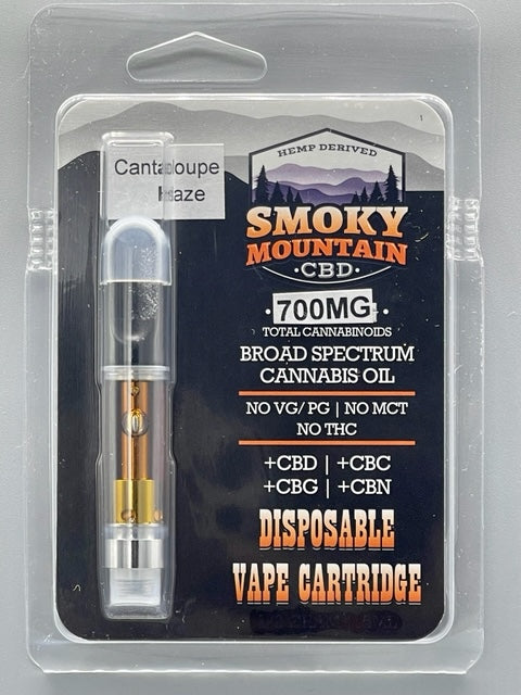 CBD Broad Spectrum Vape Cart - Smoky Mountain CBD