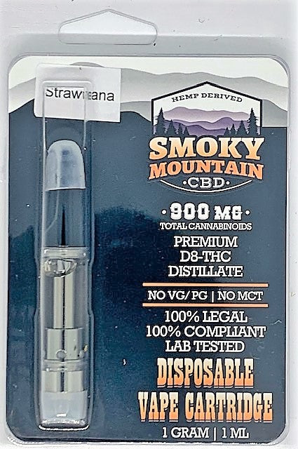 D8 Vape Cartridges - Smoky Mountain CBD