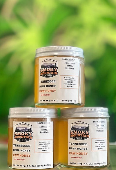 D8 Honey Jars - Smoky Mountain CBD