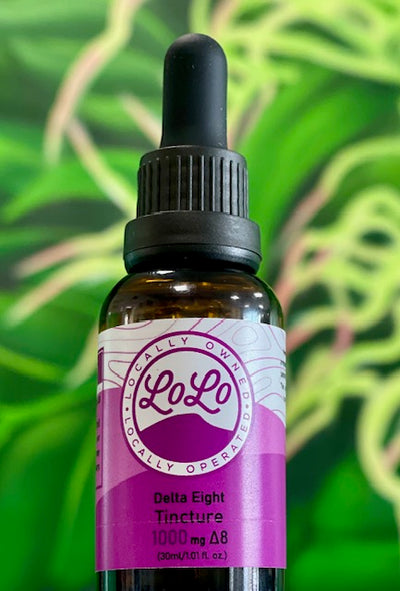 D8 1000 mg Tincture - LoLo Bars