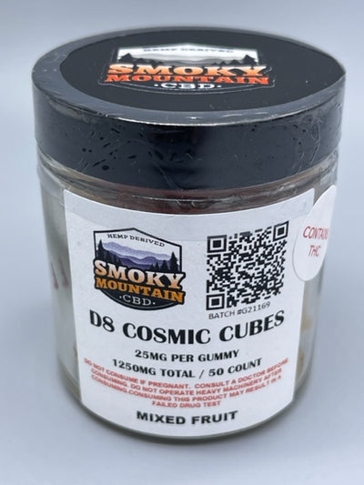 D8 Cosmic Cube Gummies - Smoky Mountain CBD