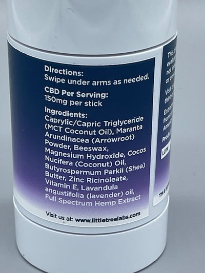 CBD Mineral Deodorant - Little Tree Labs