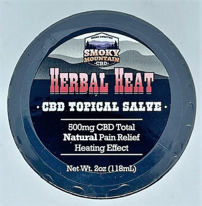 *CBD Herbal Heat Salve - Smoky Mountain CBD