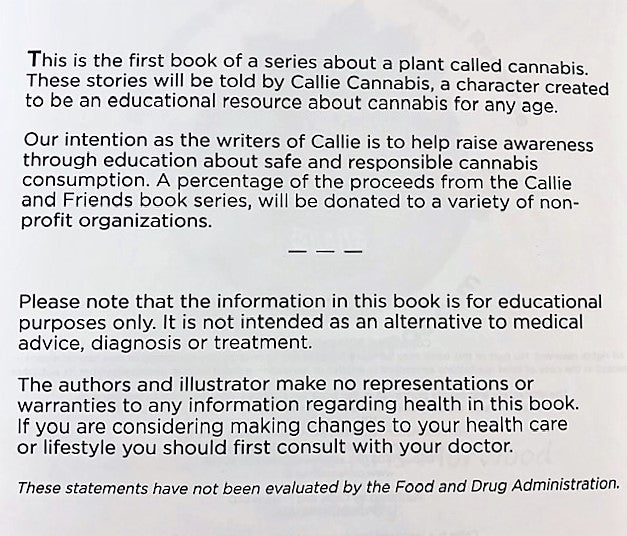 *Callie Cannabis Book
