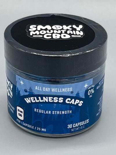 CBD Wellness Capsules 25 mg - Smoky Mountain CBD