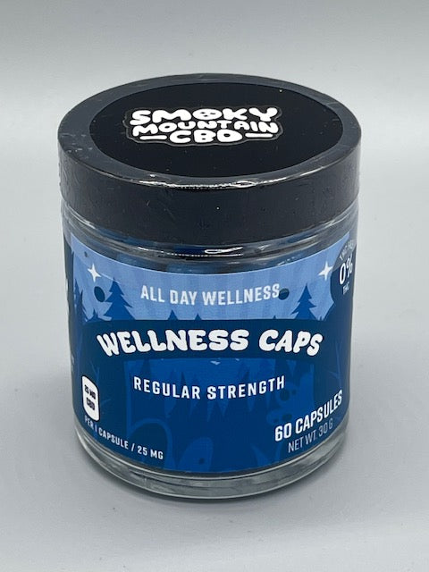 CBD Wellness Capsules 25 mg - Smoky Mountain CBD