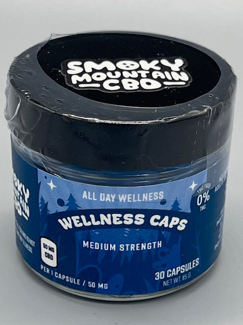 CBD Wellness Capsules 50 mg - Smoky Mountain CBD