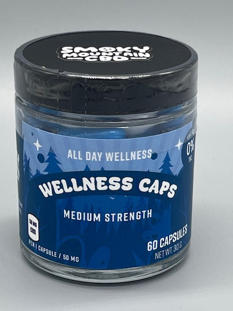 CBD Wellness Capsules 50 mg - Smoky Mountain CBD