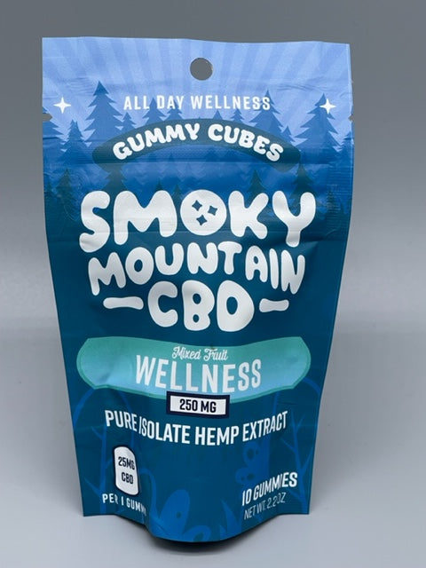 CBD Wellness Gummy Cubes - Smoky Mountain CBD